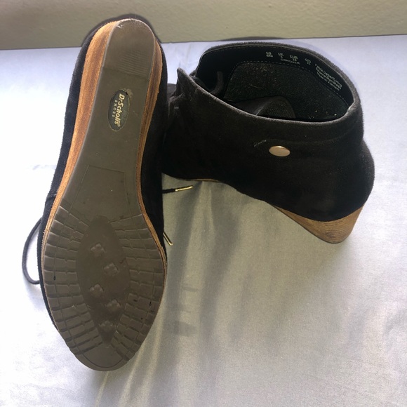 Dr. Scholls Black Suede Booties - Picture 4 of 5